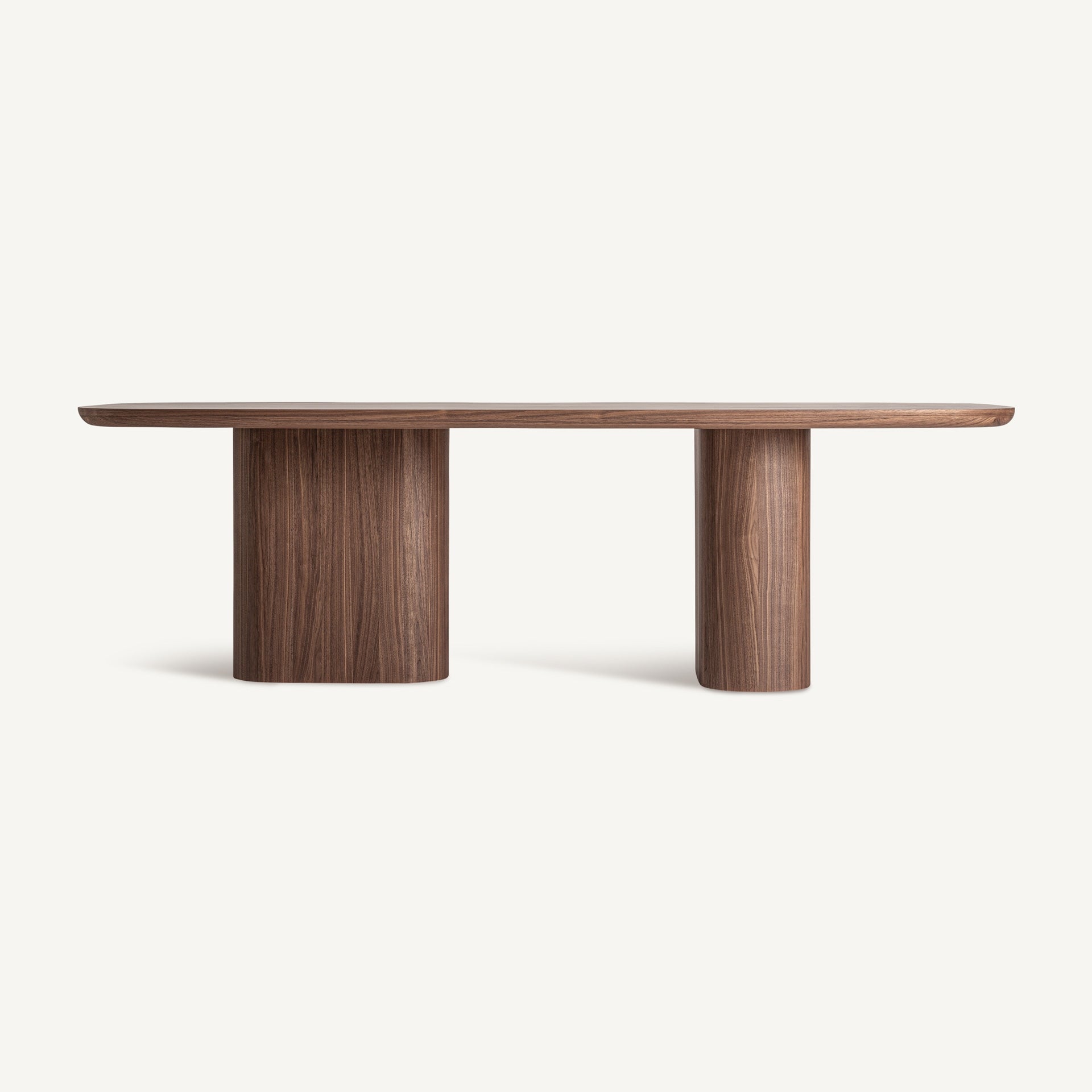 ACIERRA Walnut Veneer Table