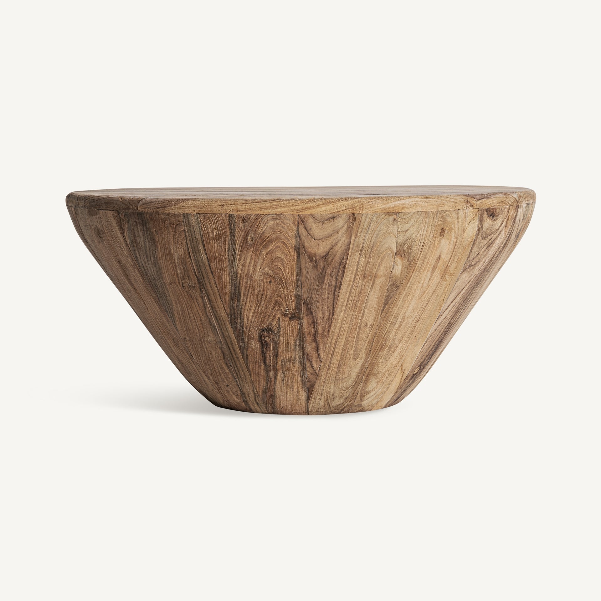 ERLOY Conical Coffee Table Recycled Teak Wood