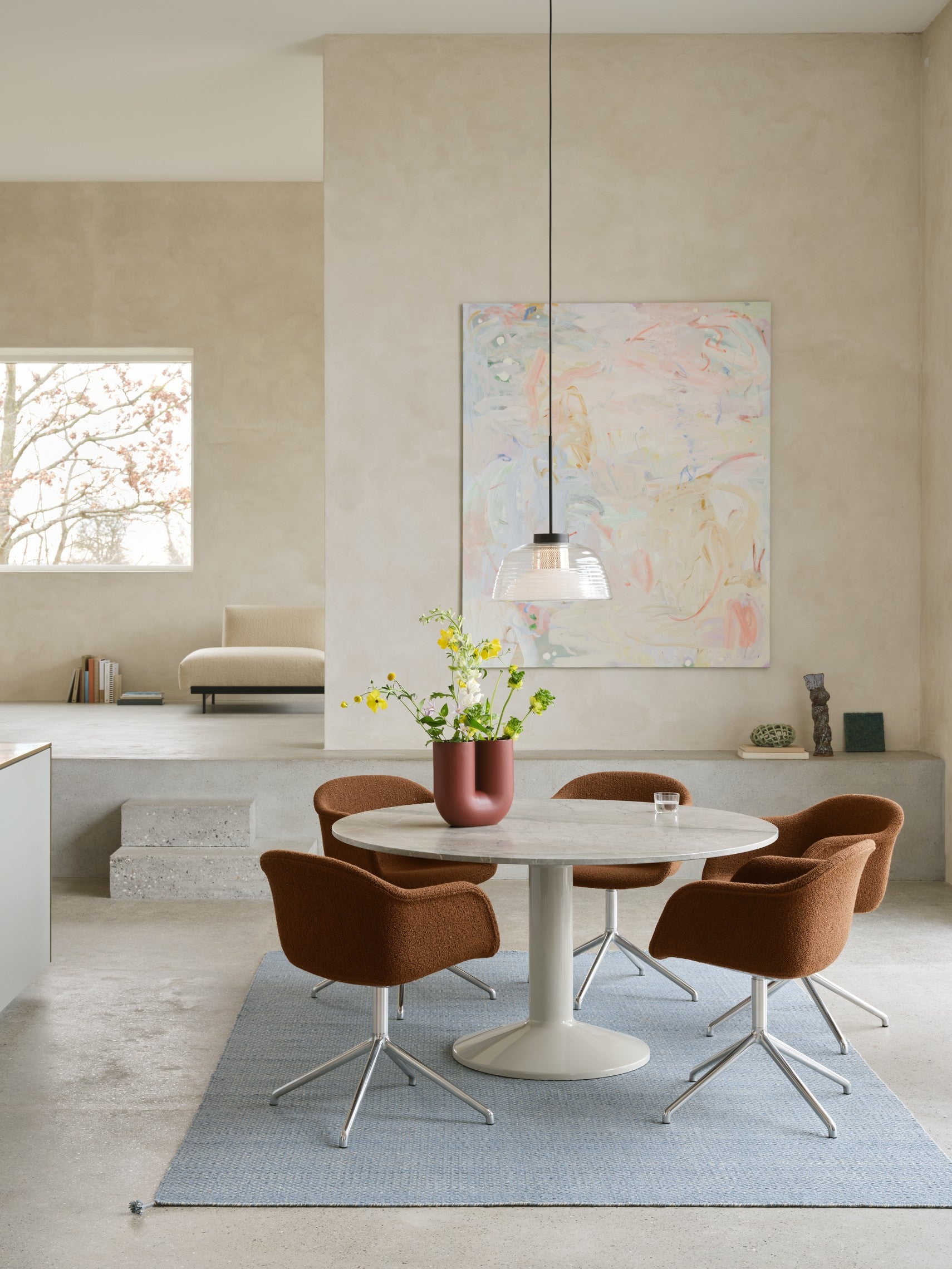 2-Seater Open Left-Arm Sofa IN SITU Upholstered