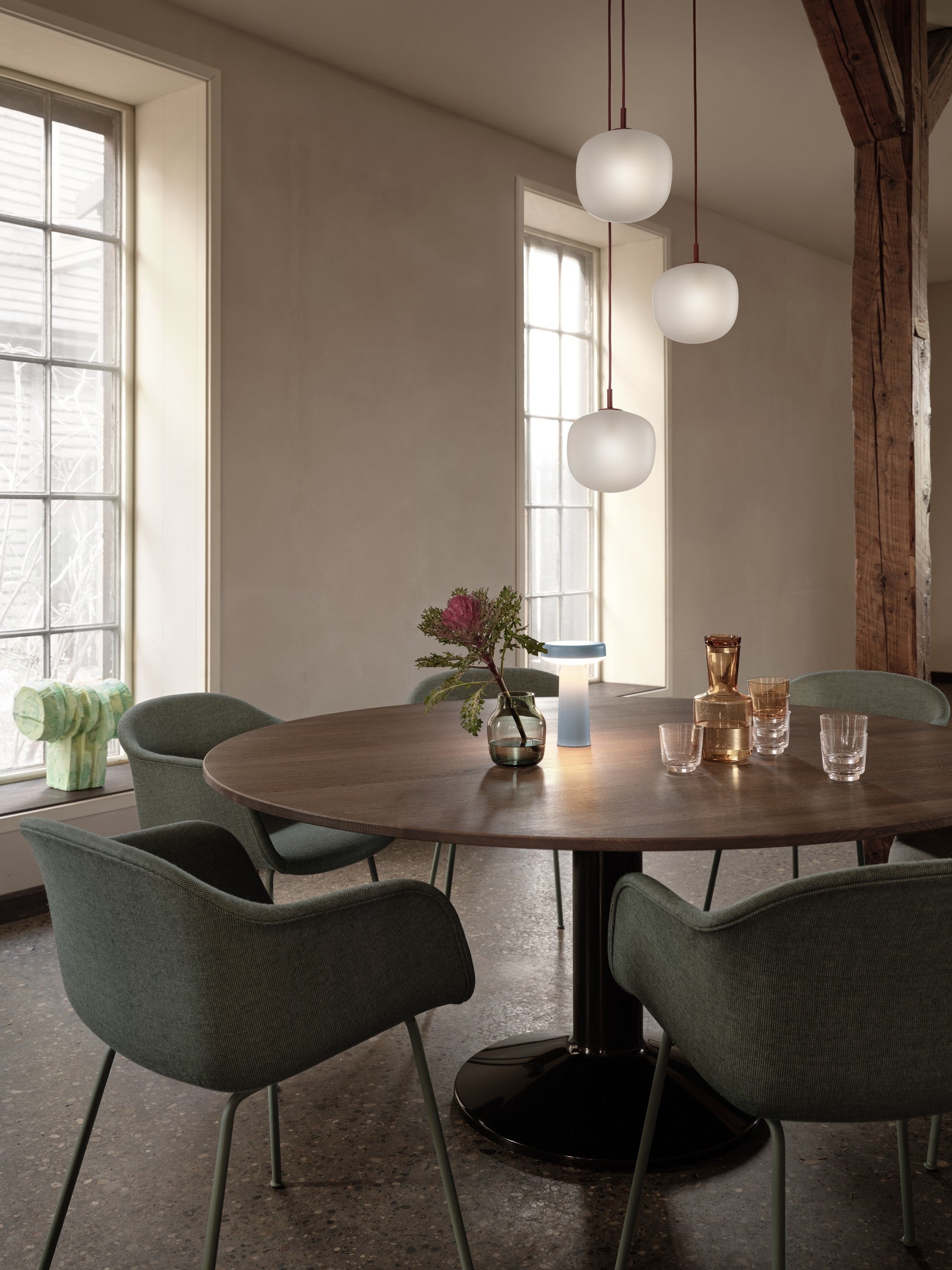 RIME burgundy pendant lamp
