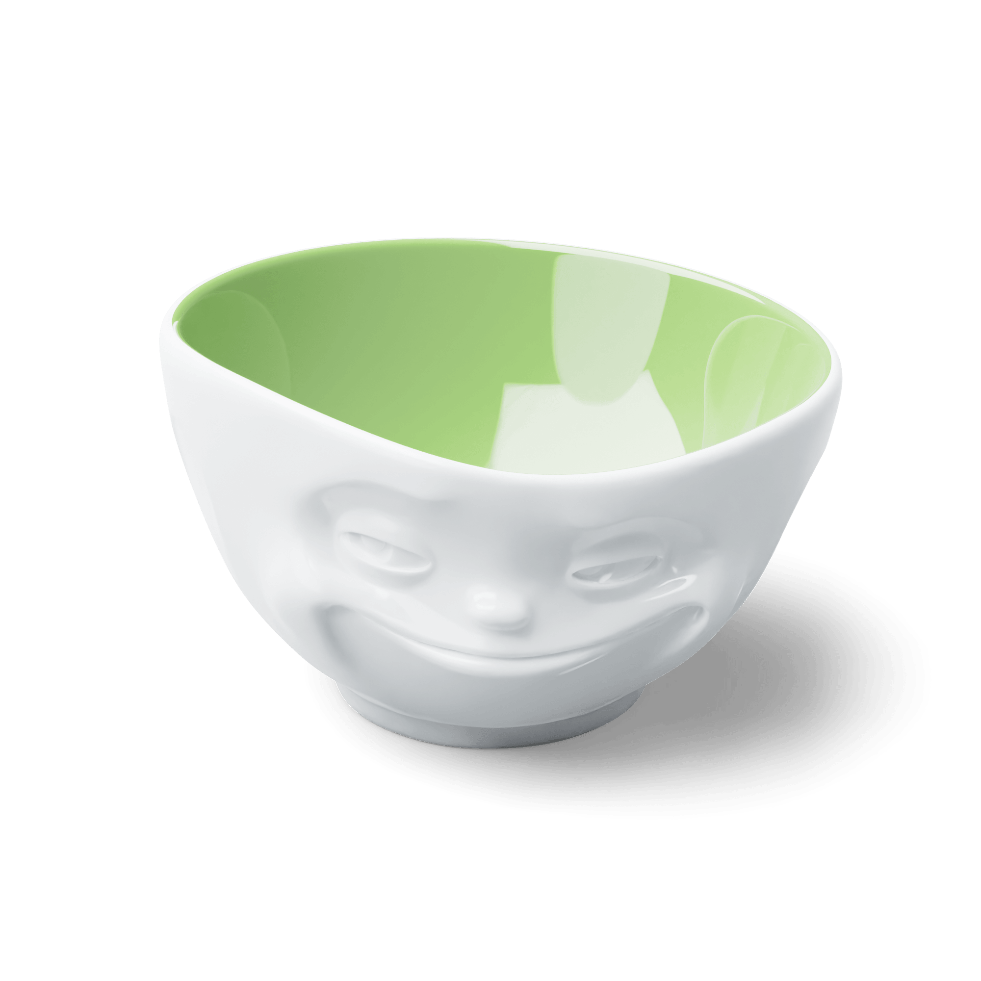 Miska GRINNING biały z pistacjowym wnętrzem 58products    Eye on Design