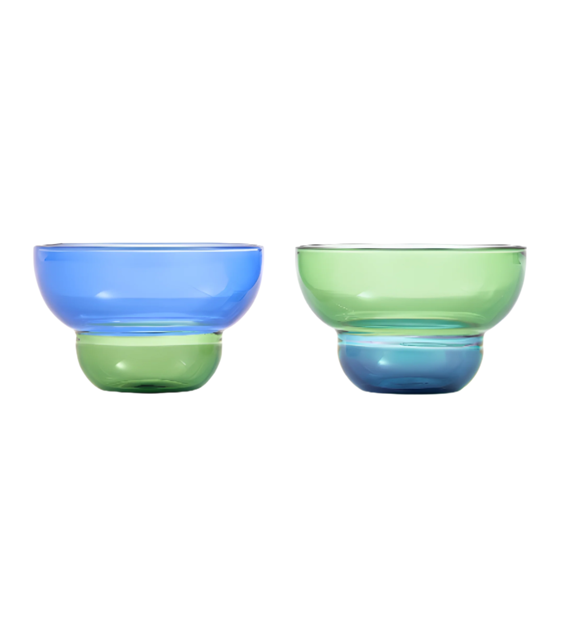 Set von Tassen MIZU KIRI blau-grün