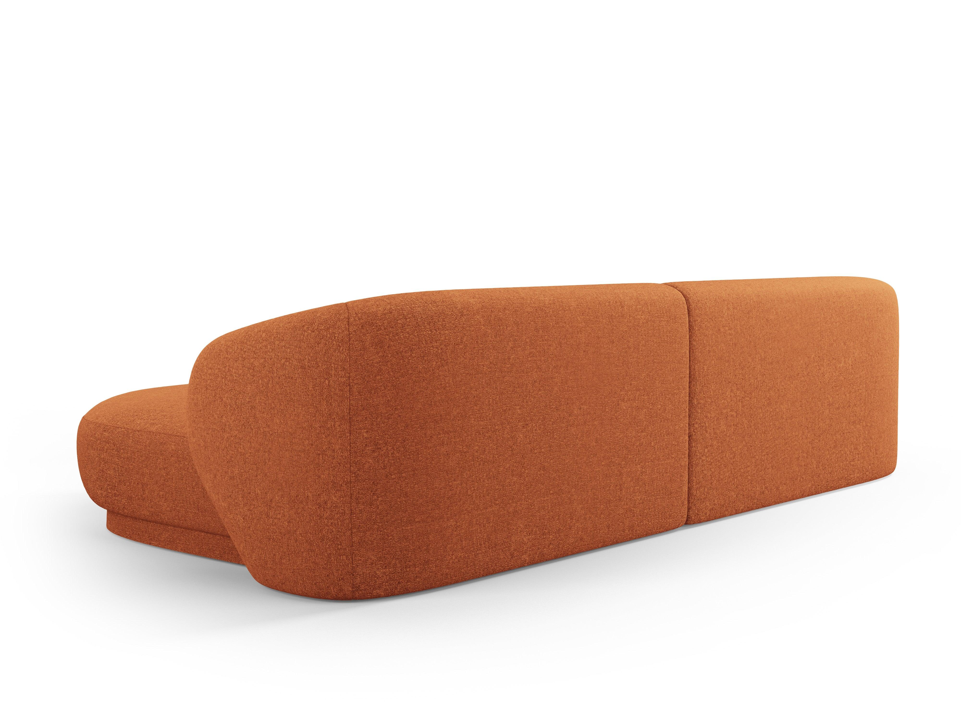 Narożnik prawostronny CAMDEN terracotta szenil Cosmopolitan Design    Eye on Design
