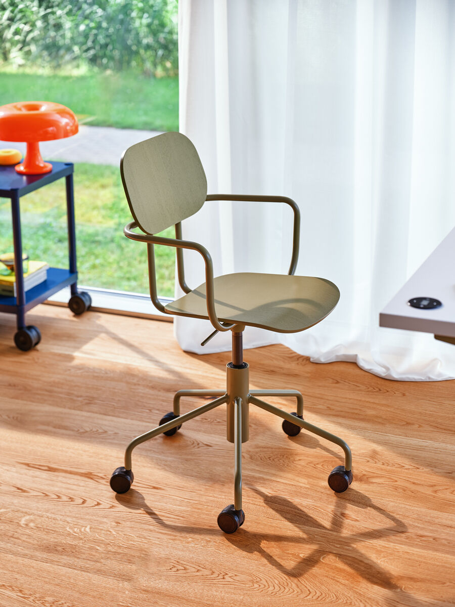 New school office chair brick adjustable base