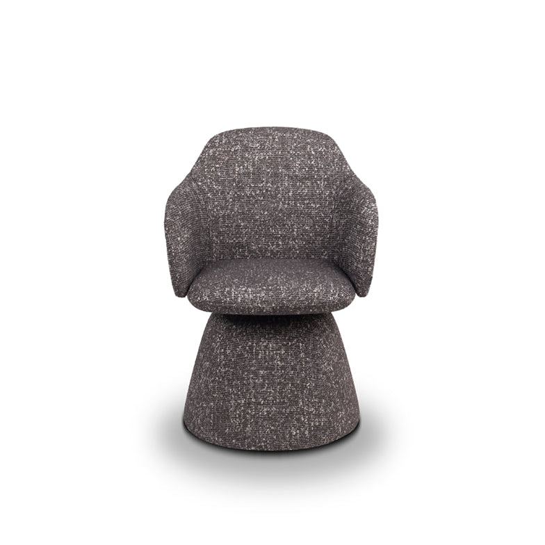 Upholstered PUNTO Swivel Chair