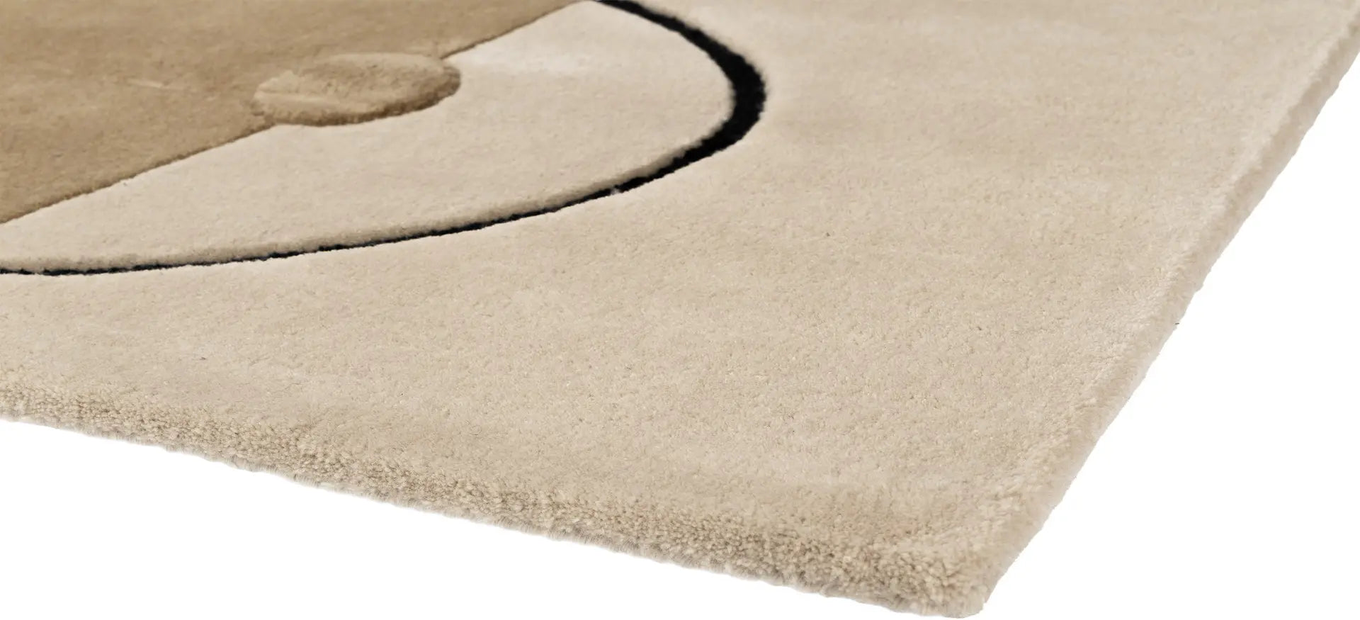 MARSEILLE Beige Rug with Brown and Black
