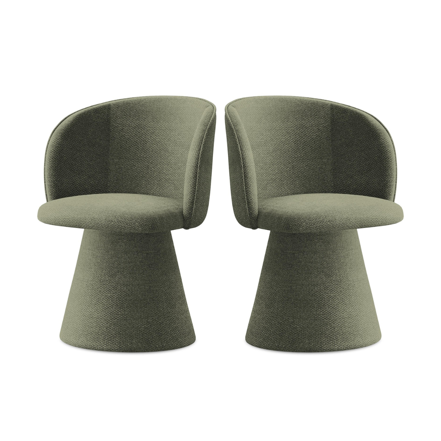 MAIA Chair in Olive Boucle