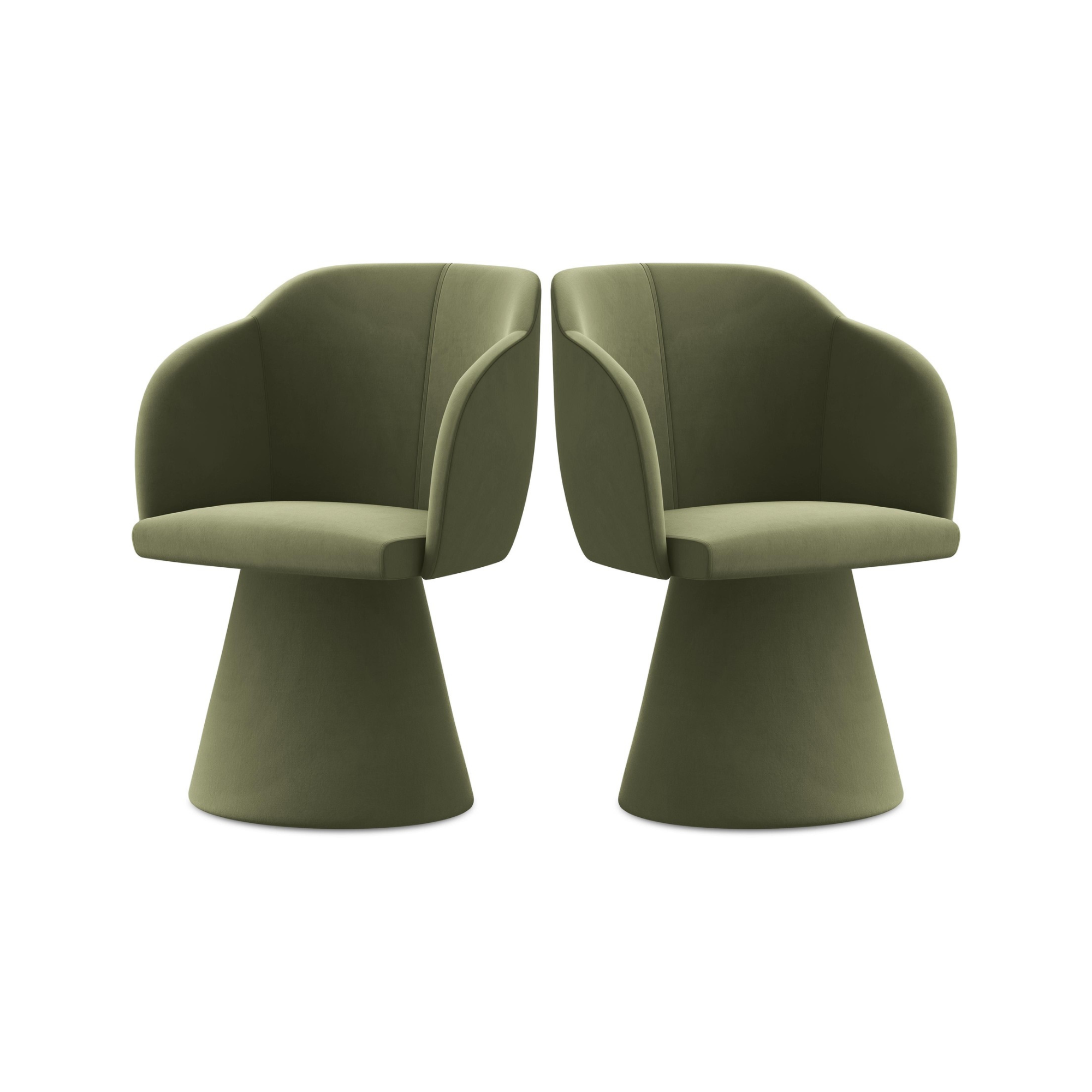Velvet Chair KANOA Olive