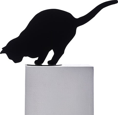Dekoration OMBRES DE CHATS schwarz