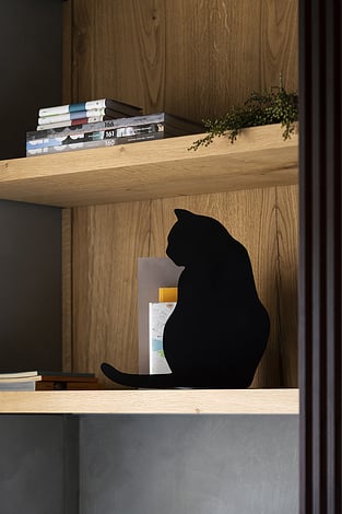 Dekoration OMBRES DE CHATS schwarz
