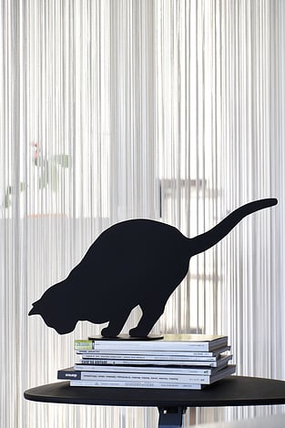 Dekoration OMBRES DE CHATS schwarz