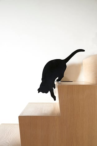 Dekoration OMBRES DE CHATS schwarz