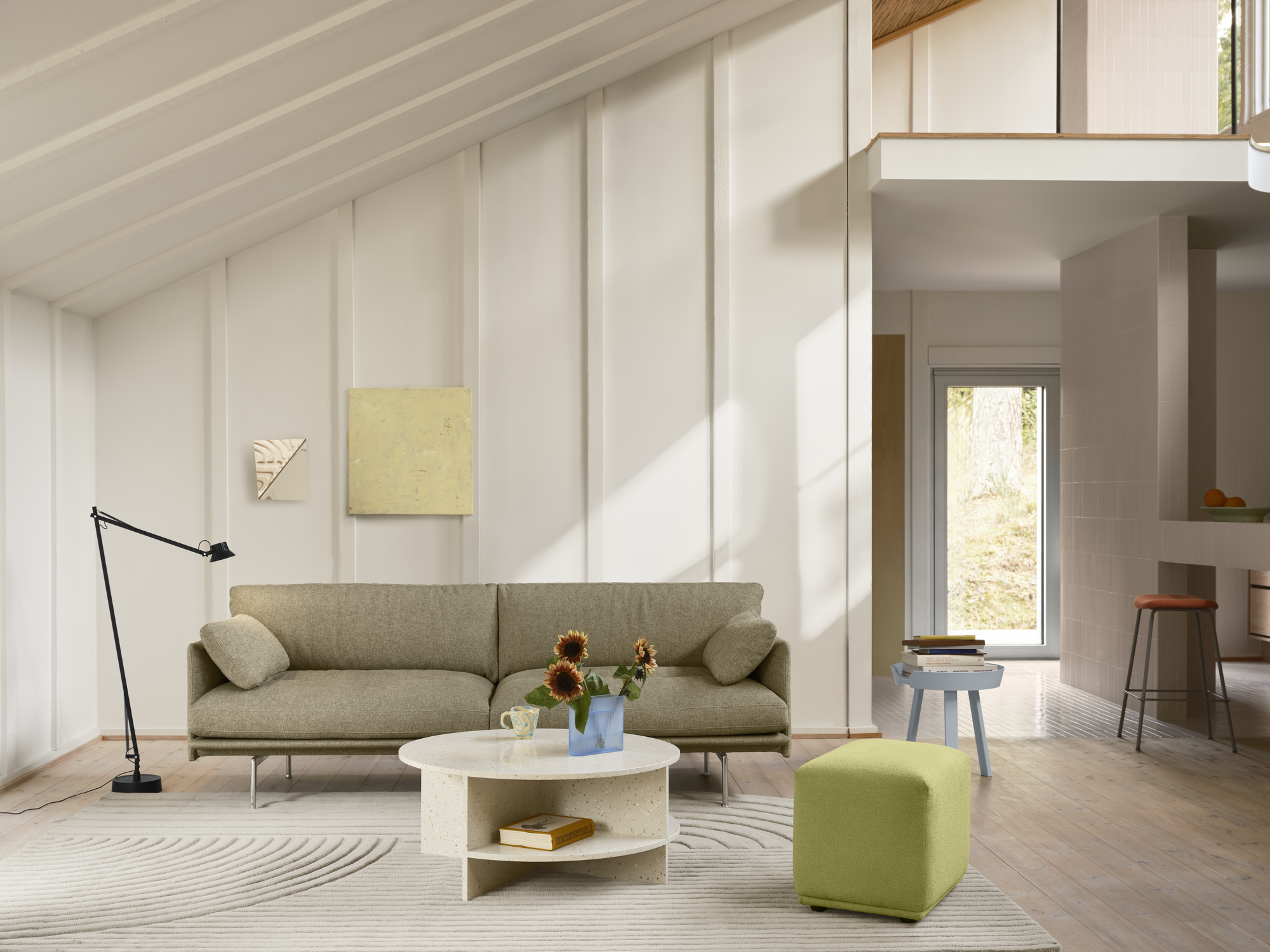 2-Seater Sofa OUTLINE SOFT Upholstered