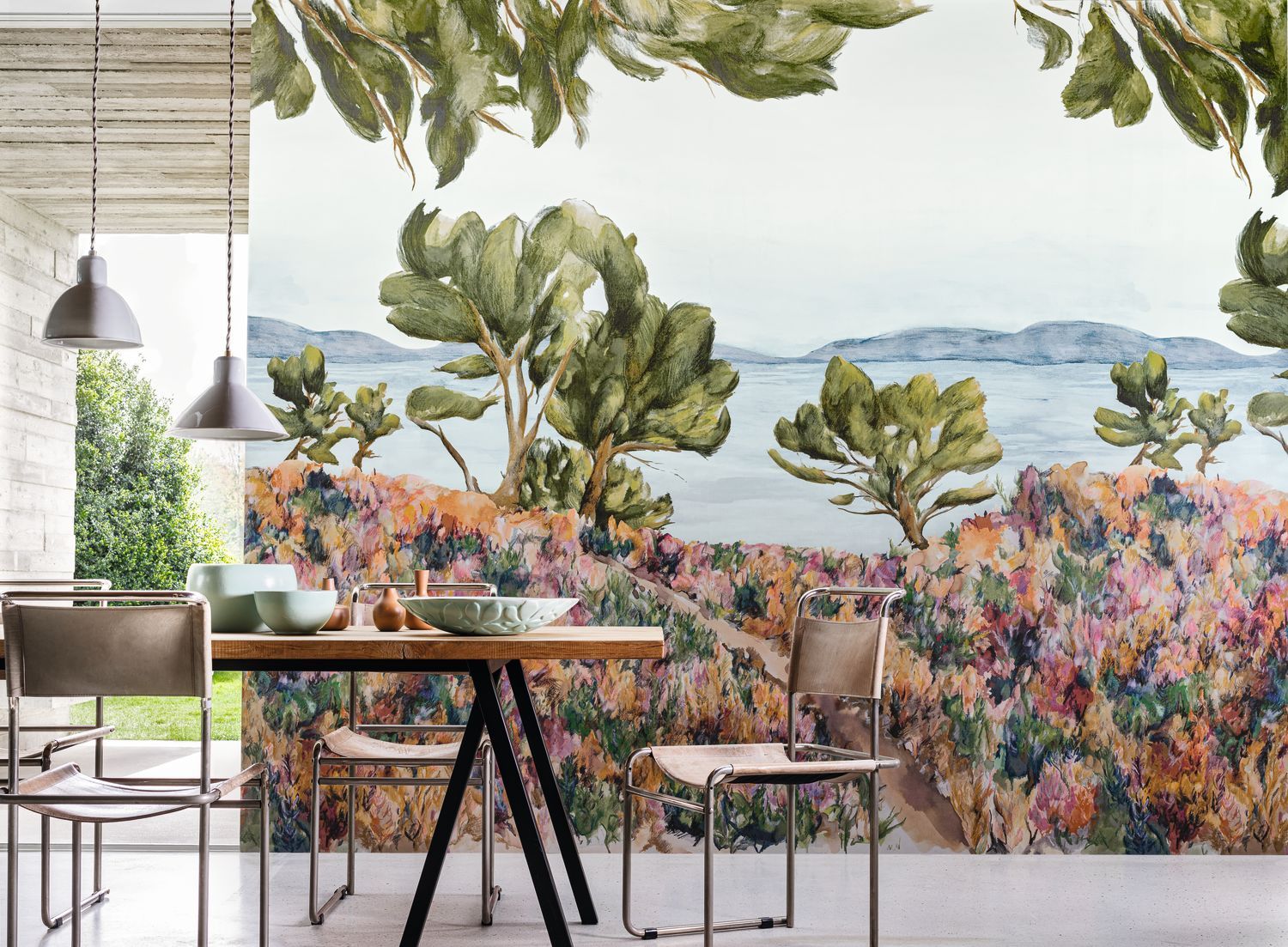 FELIX Landscape Mural - MULTICO Multicolored