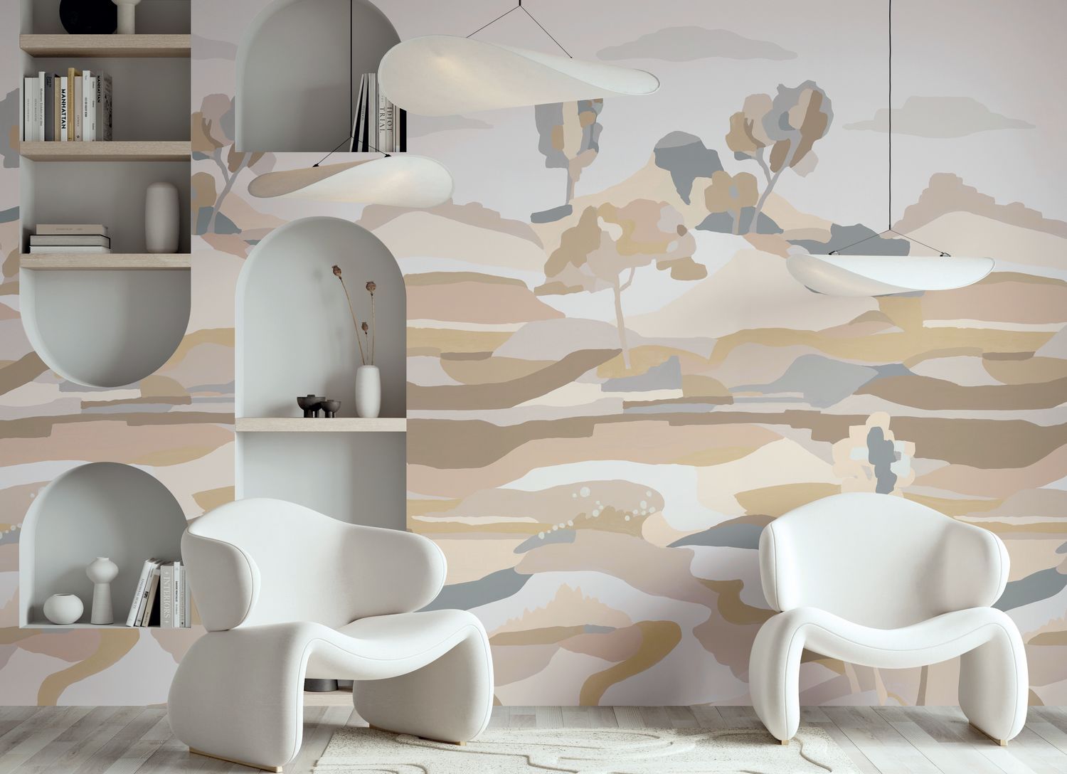Mural LE BASSIN light beige