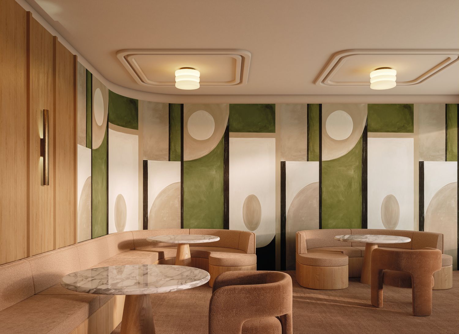 PICTURA Brown Mural