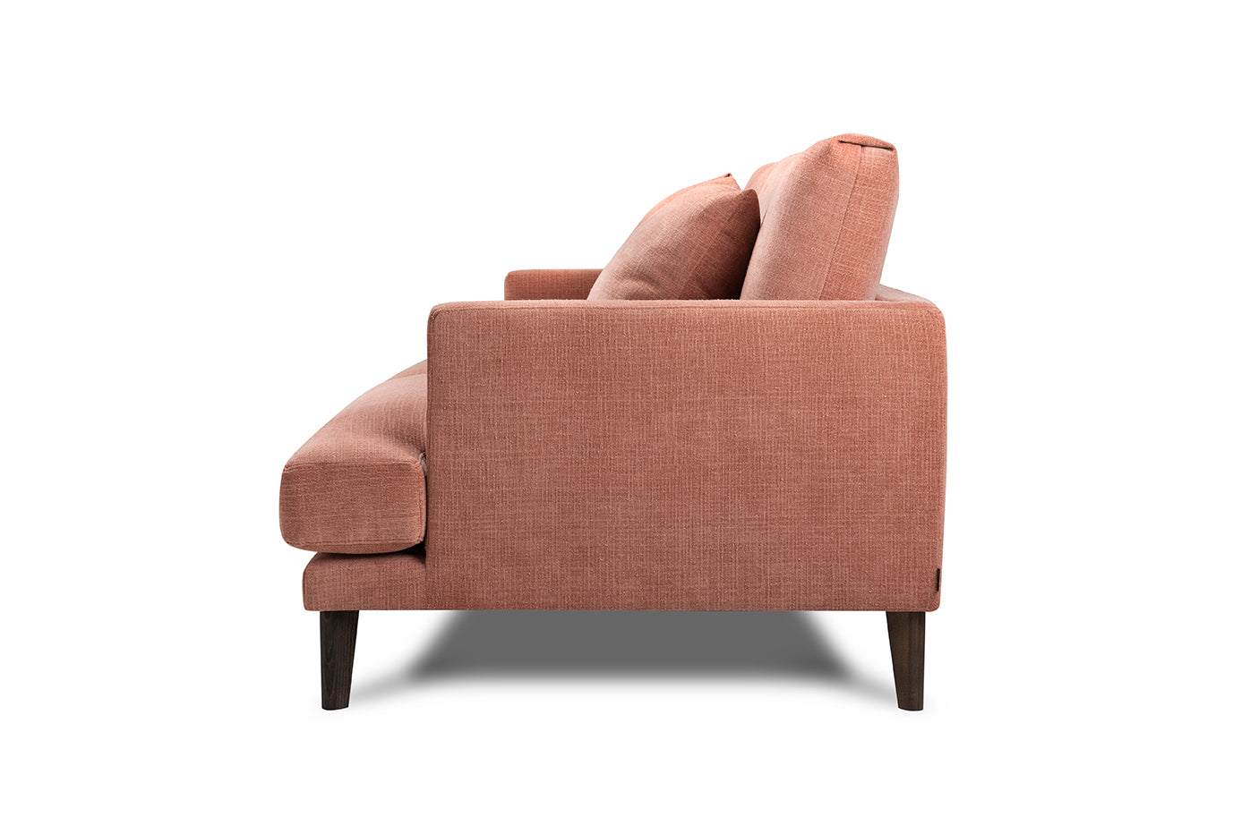 PARADISE upholstered sofa with an oak base