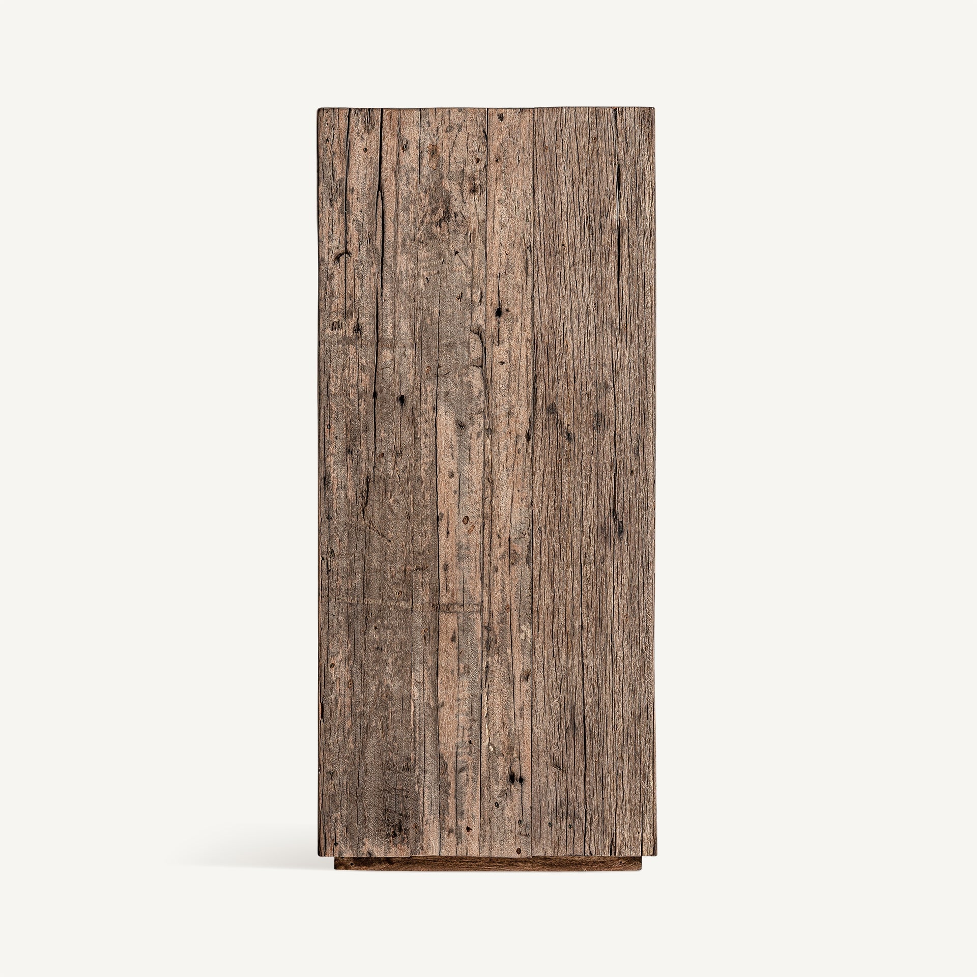 SAMSUN Column Recycled Pine Wood with Marble Top