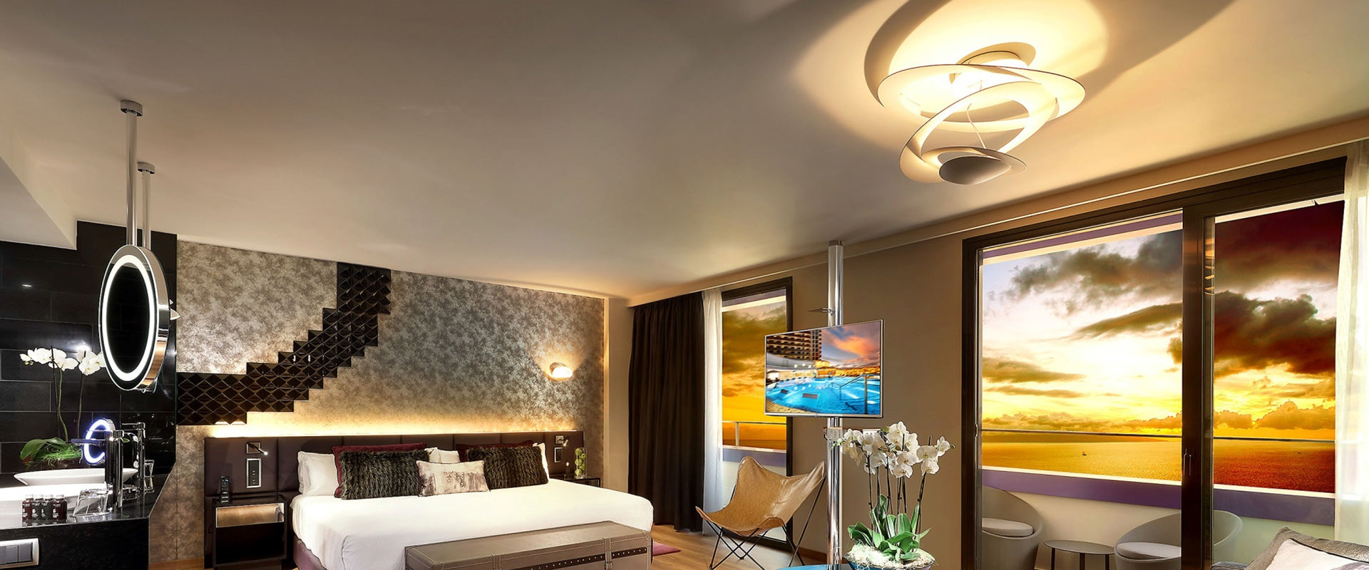 Deckenleuchte PIRCE weiß