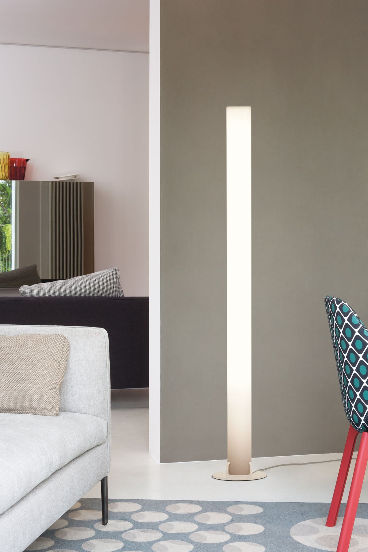 Lampa podłogowa PISTILLO biały