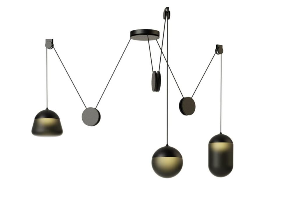 Ceiling lamp planets matte glass