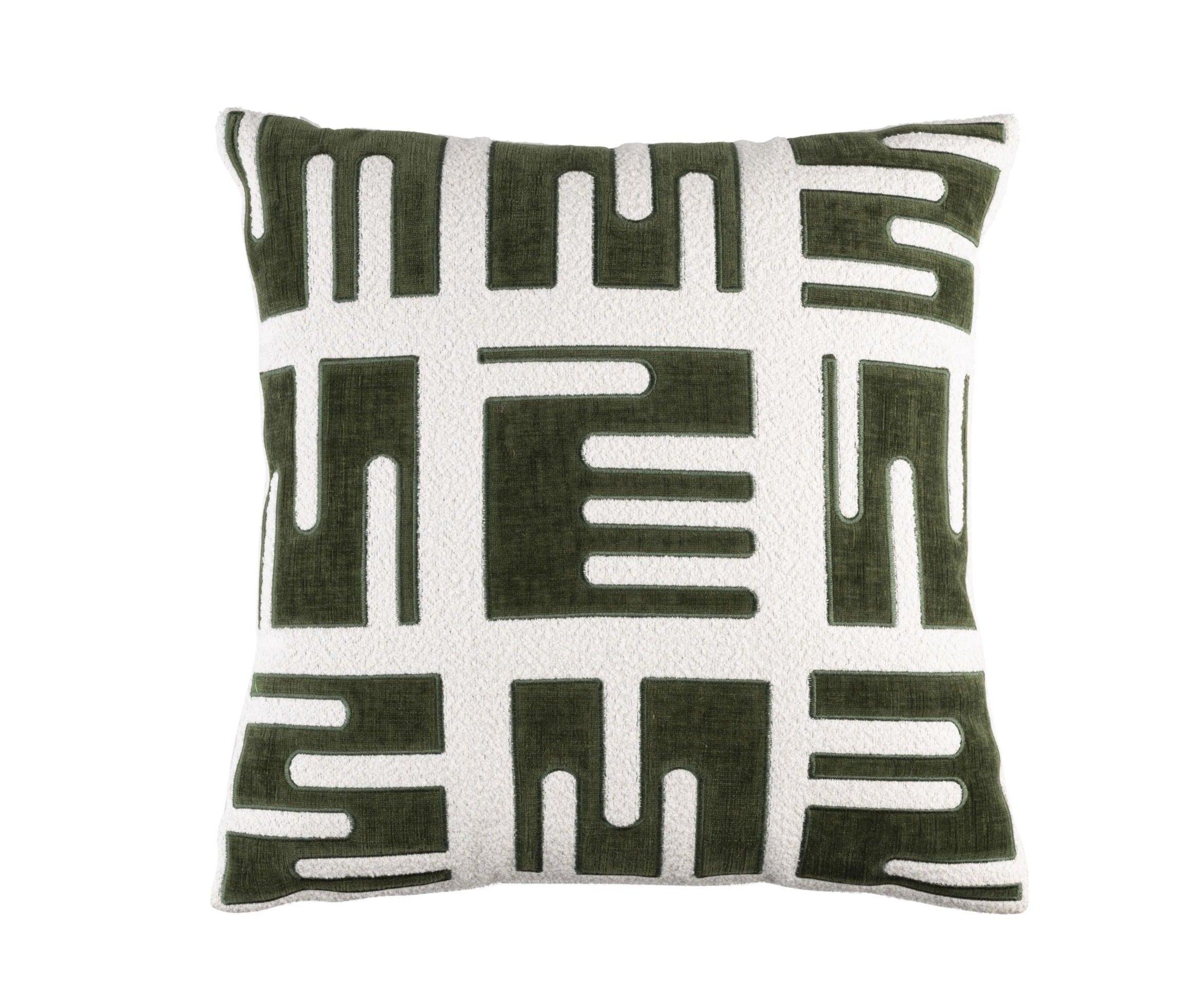 Cushion Clyde Green White Label Living    Eye on Design