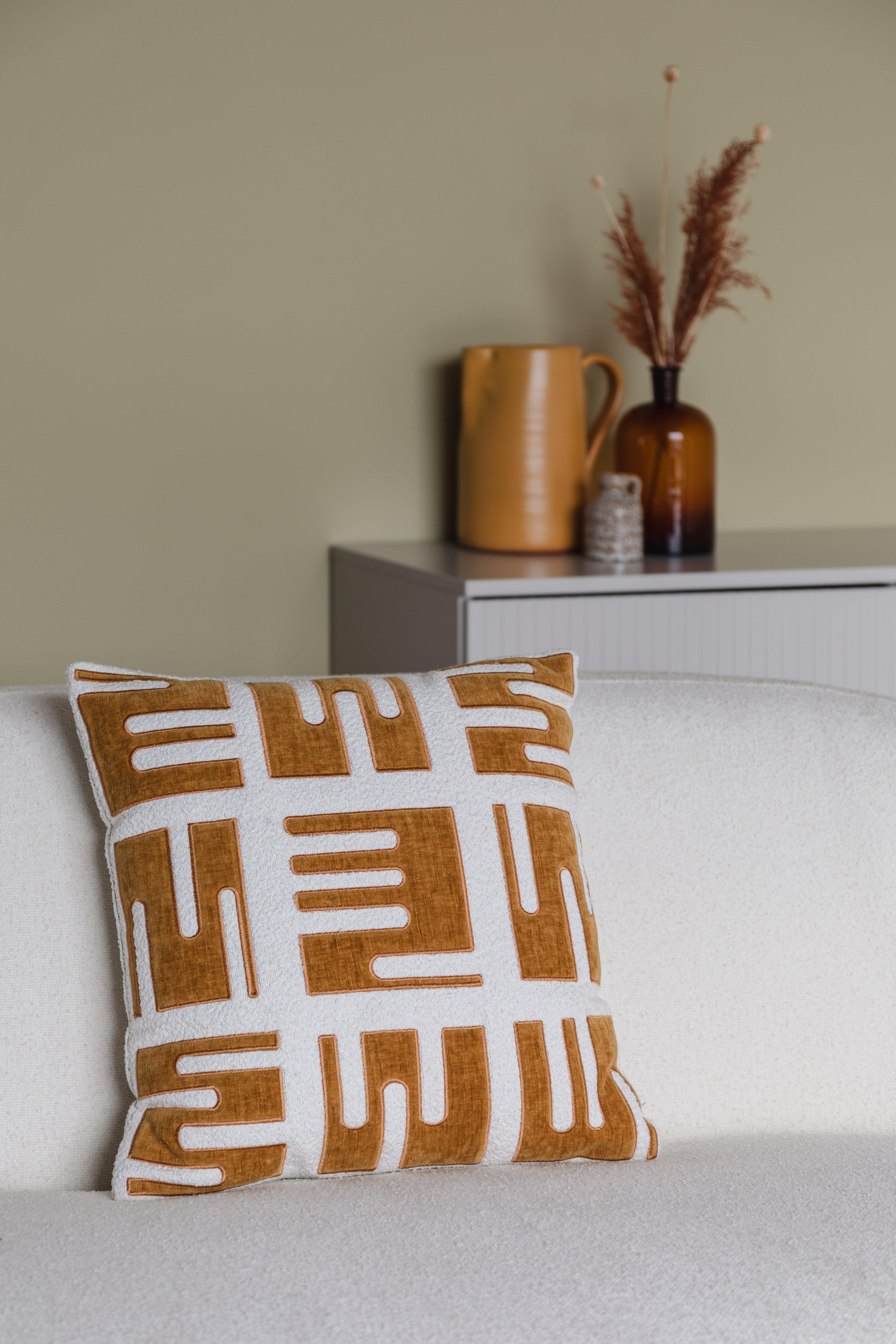 Cushion Clyde Yellow White Label Living    Eye on Design