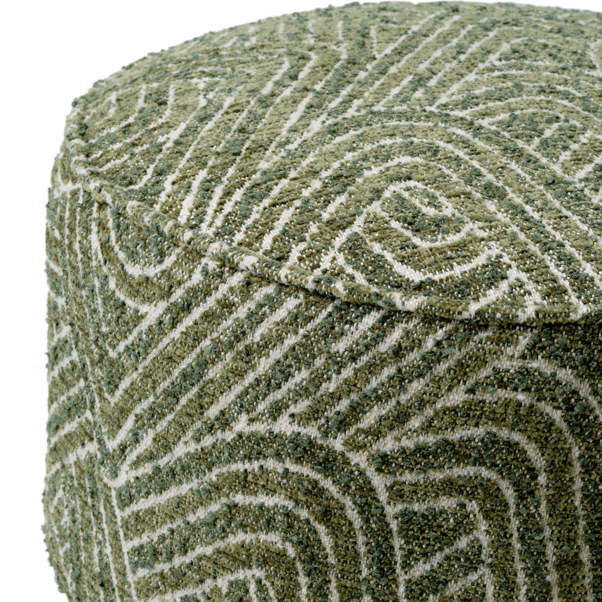 CARLETON Green Bar Stool with Gold Base