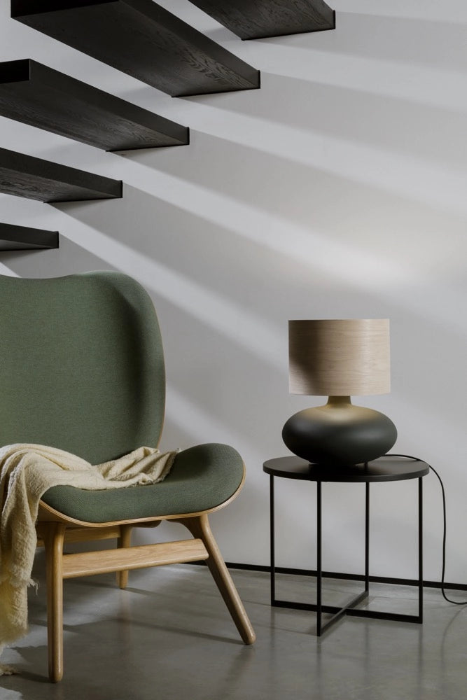 SAWA WOOD table lamp with oak veneer