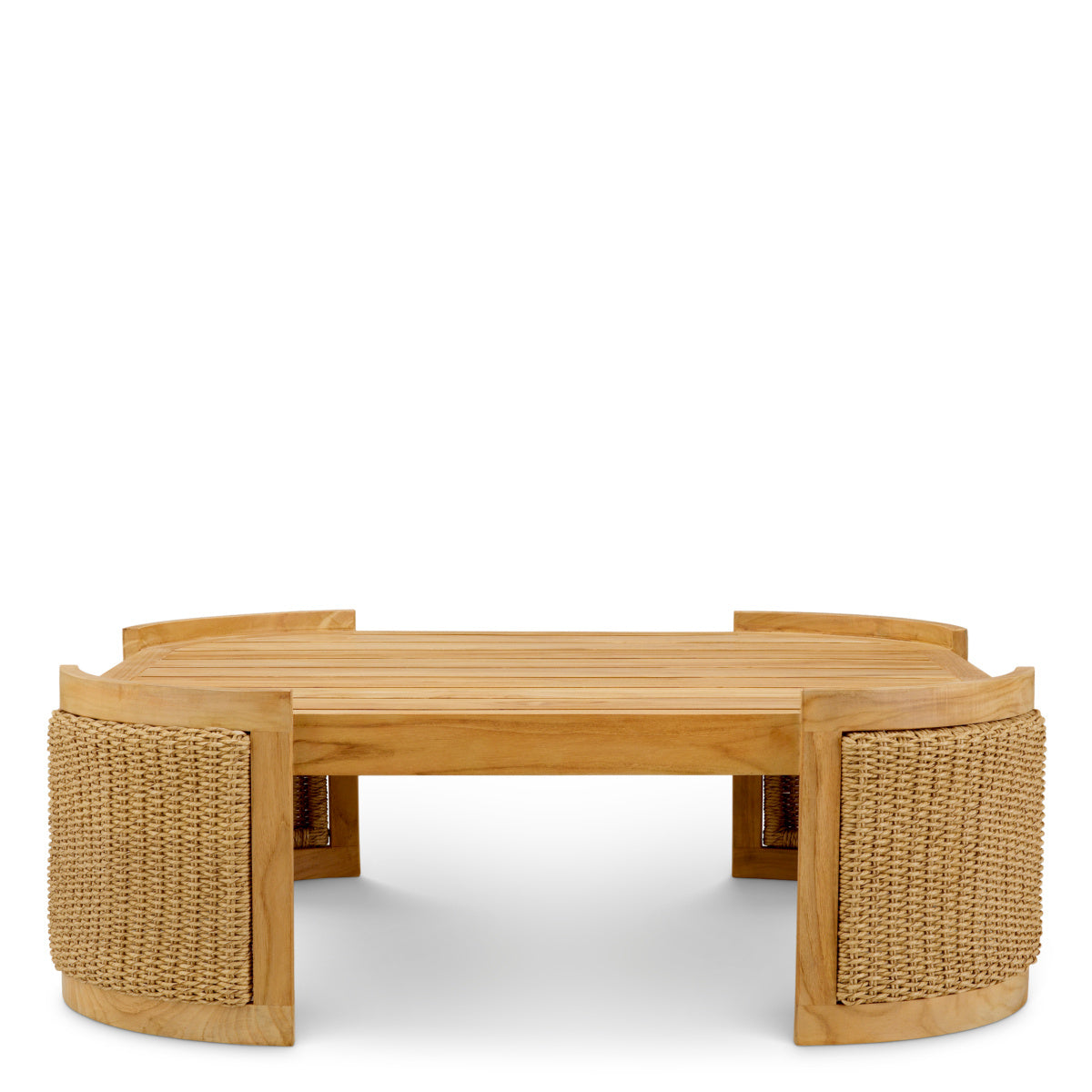 MARRENZO Teak Wood Outdoor Coffee Table