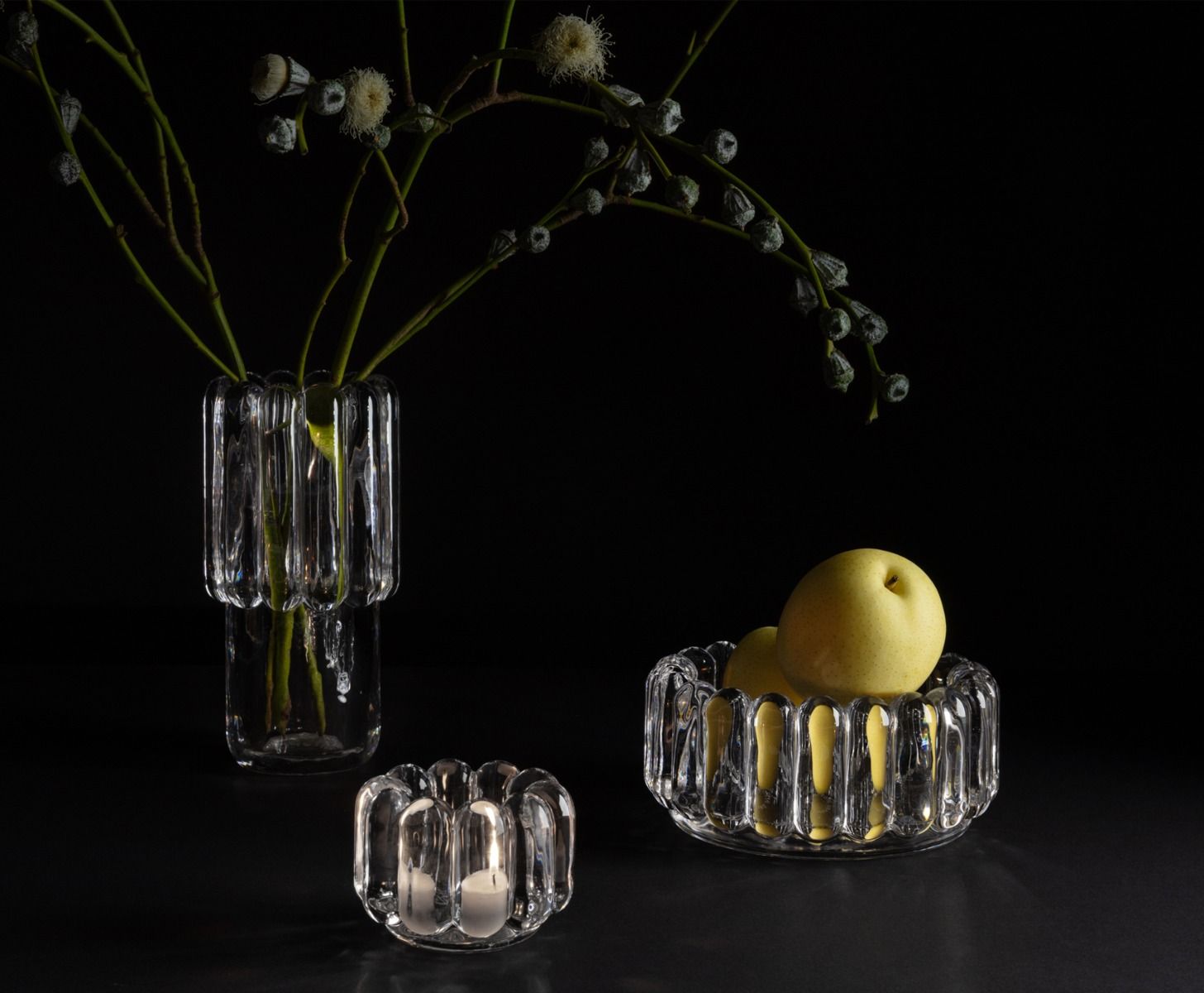 Press glass pan [Julia]