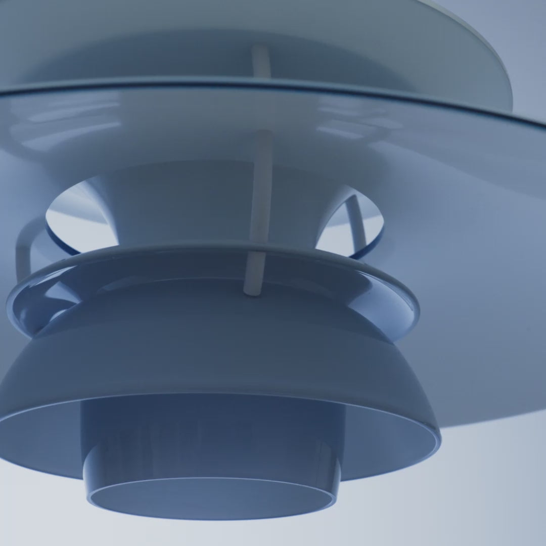 Hanging lamp PH 5 OPAL blue
