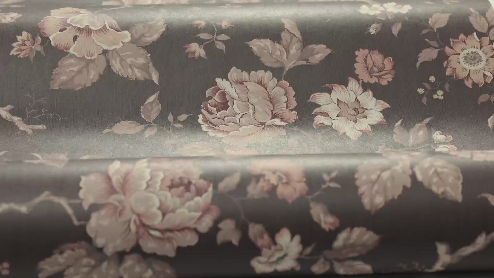 ROSENTRAD Brown Botanical Pattern Wallpaper