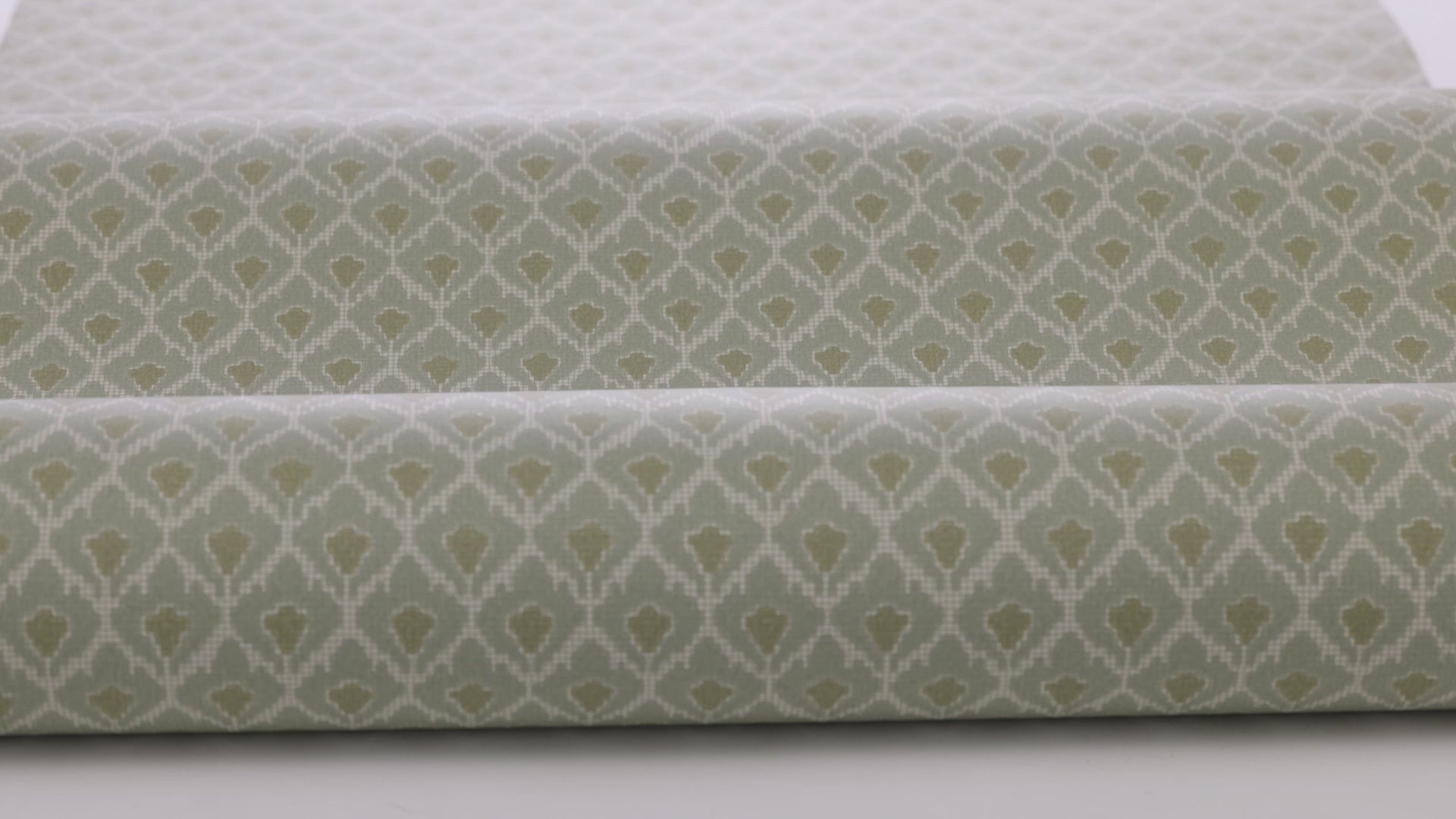 Vlies-Tapete mit geometrischem Muster SVEA grün