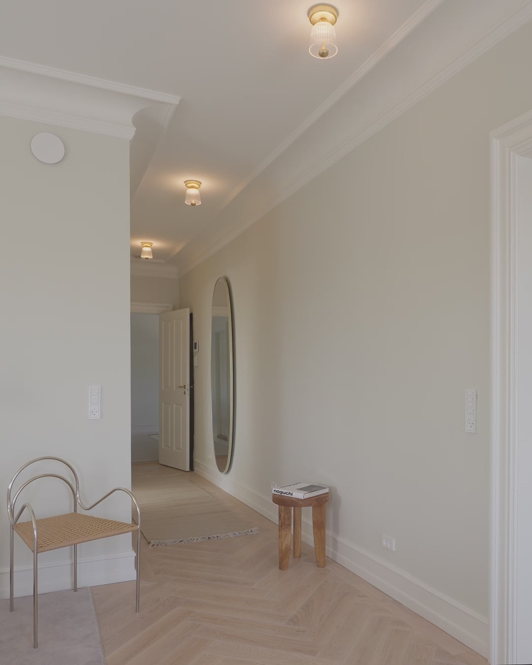 ASTEEA Ceiling Lamp Gold with Transparent