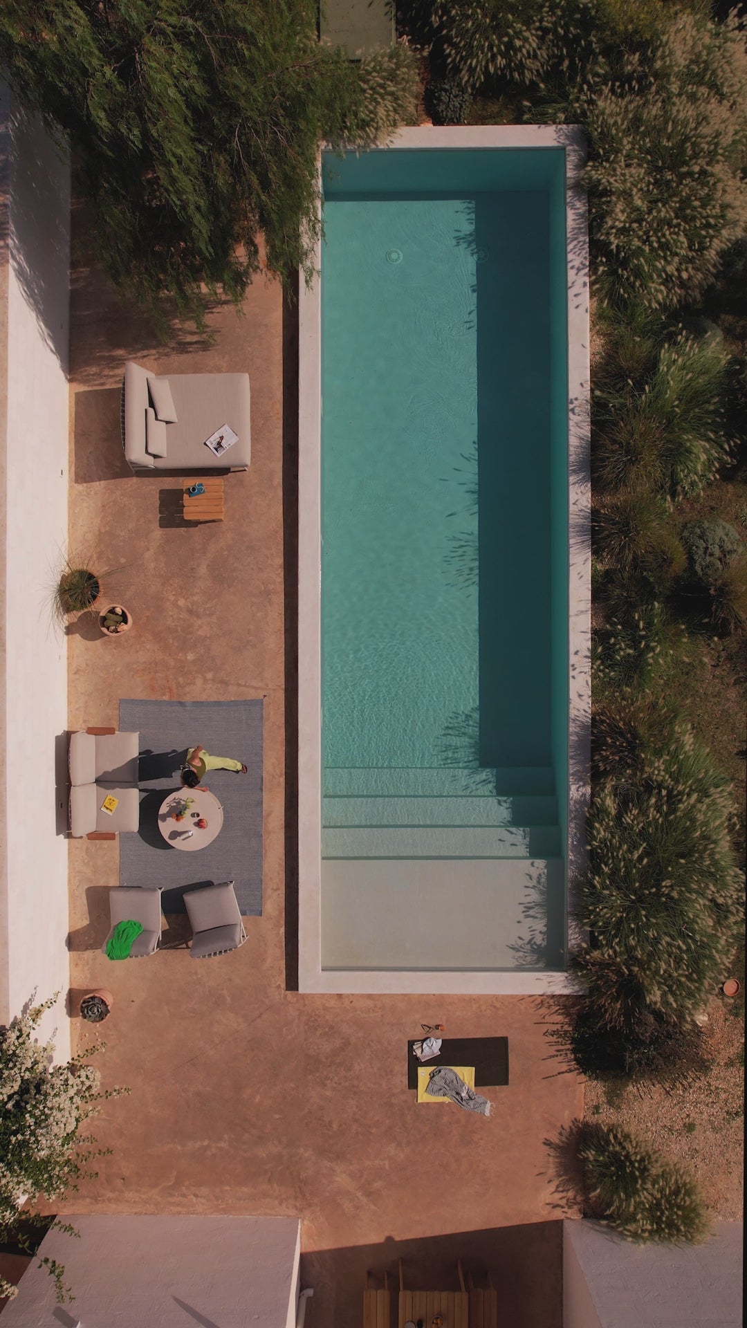 Outdoor rug PLY green