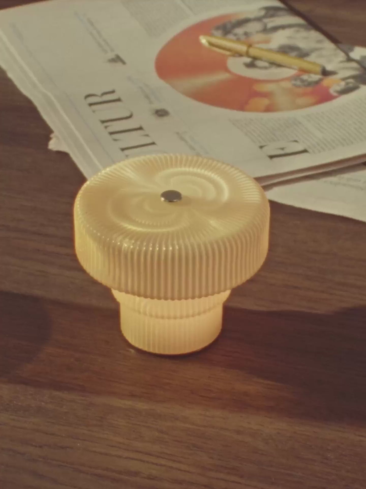 RIPPLE Portable Lamp Cream