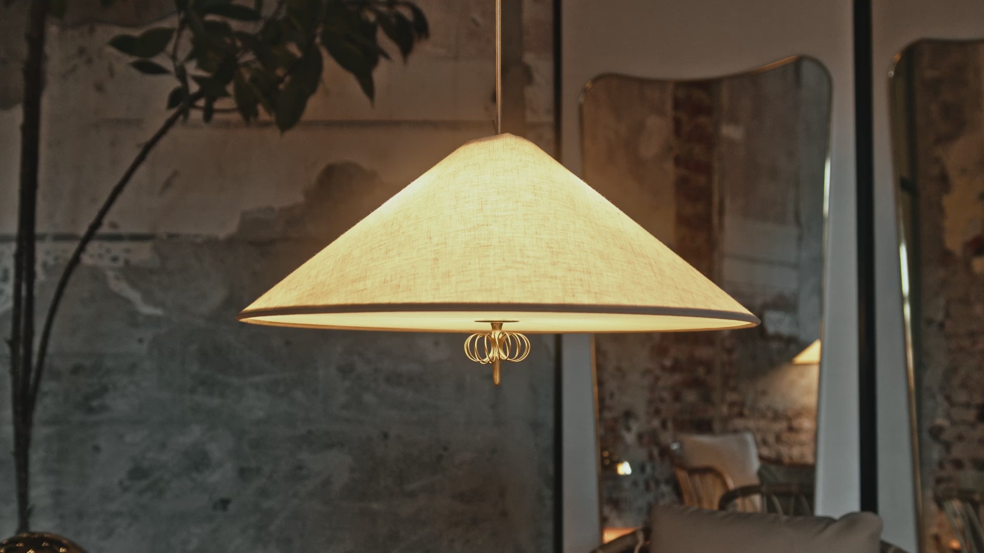 Pendelleuchte 1967 creme