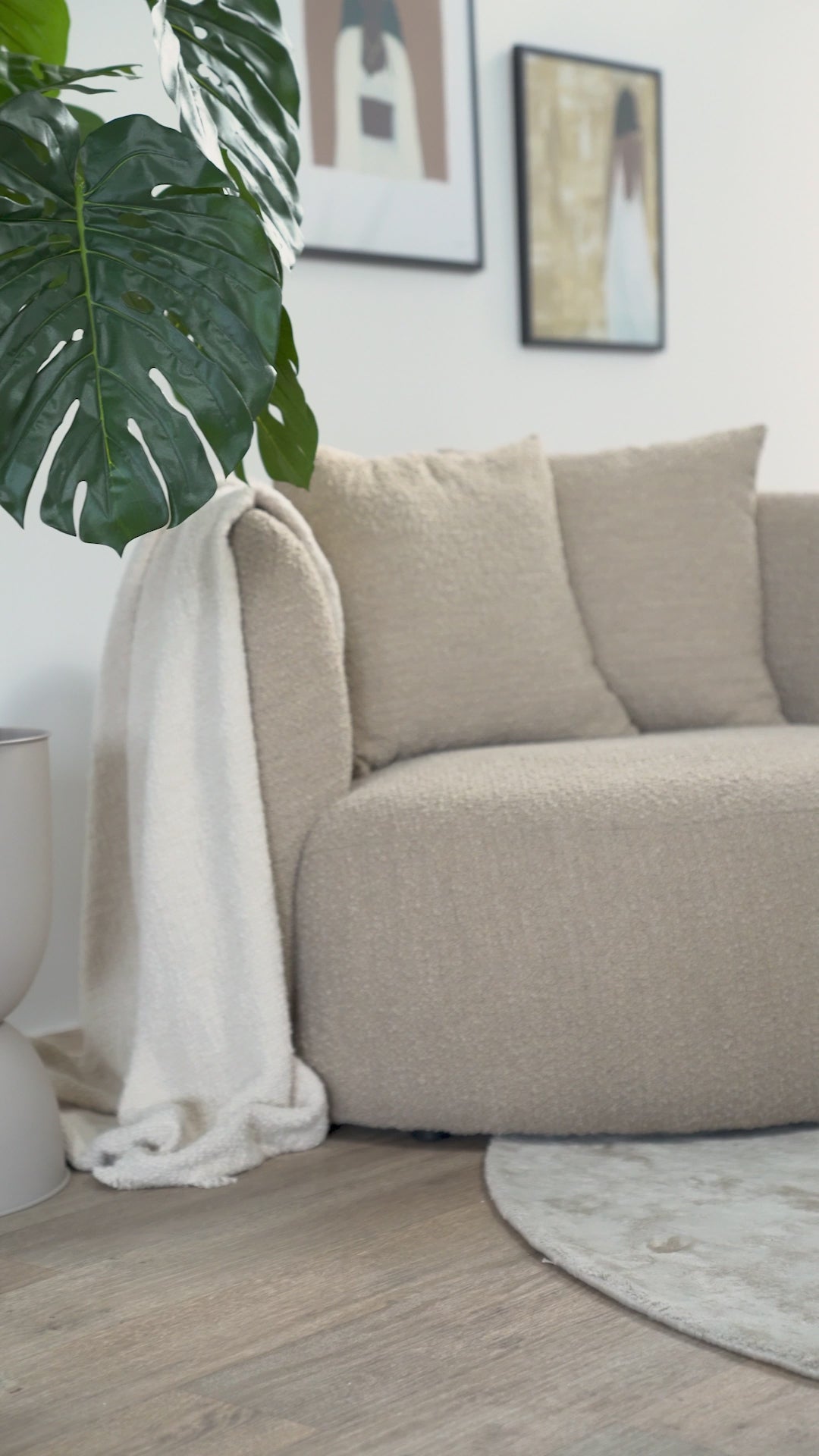 Sessel LOUIS dunkelbeige