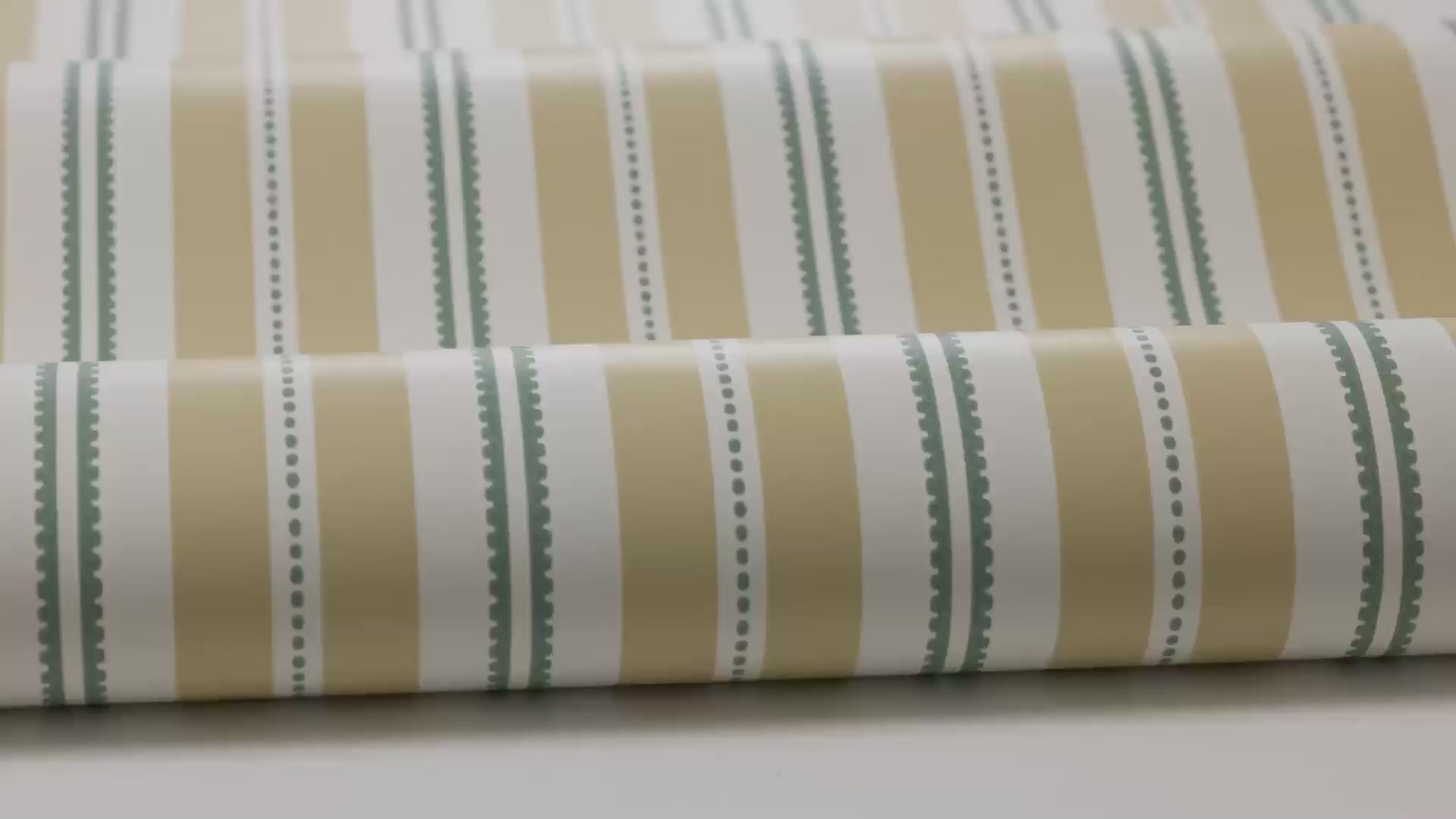 HEDDA Yellow and White Striped Wallpaper