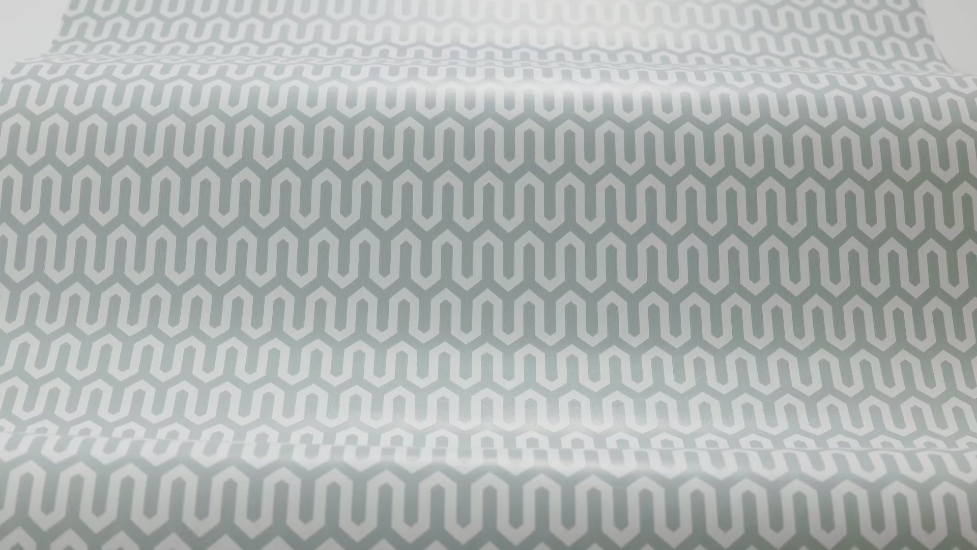 Non-woven paper wallpaper with geometric pattern YPSILON turquoise