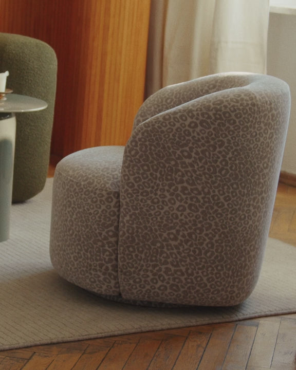Letizia Swivel Armchair Cappuccino