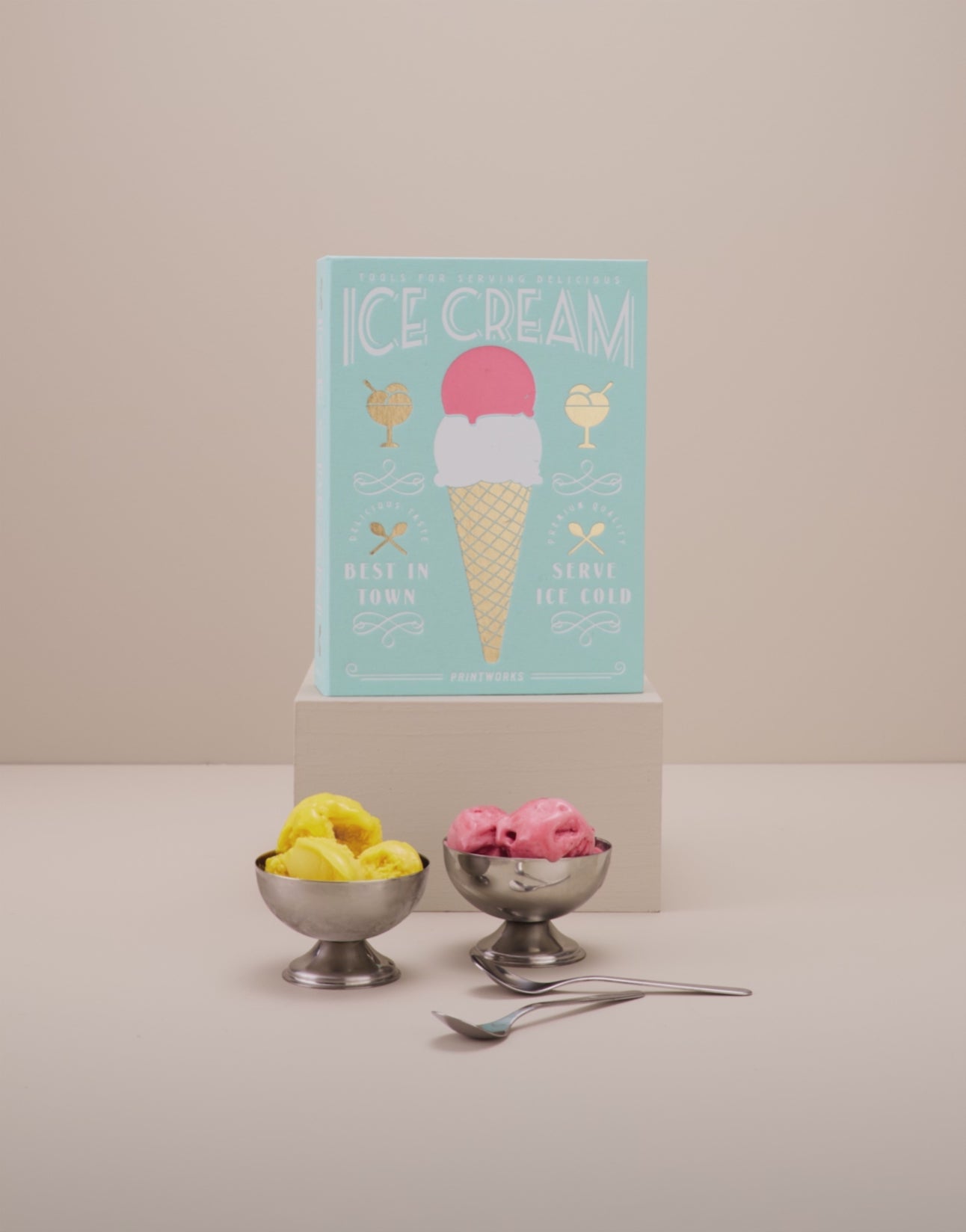 Mint Ice Cream Tools Serving Set