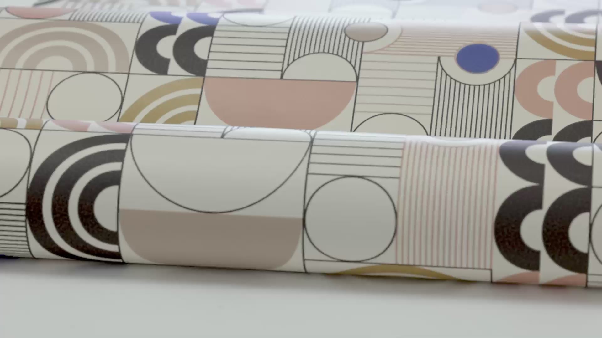 Vlies-Tapete mit geometrischem Muster COSMOPOLITAN beige