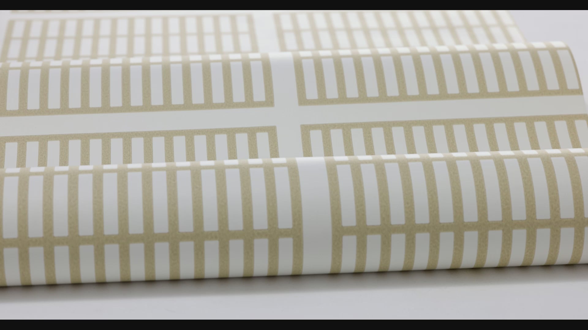 ALVAR AALTO 14/6 Beige Wallpaper with Geometric Pattern