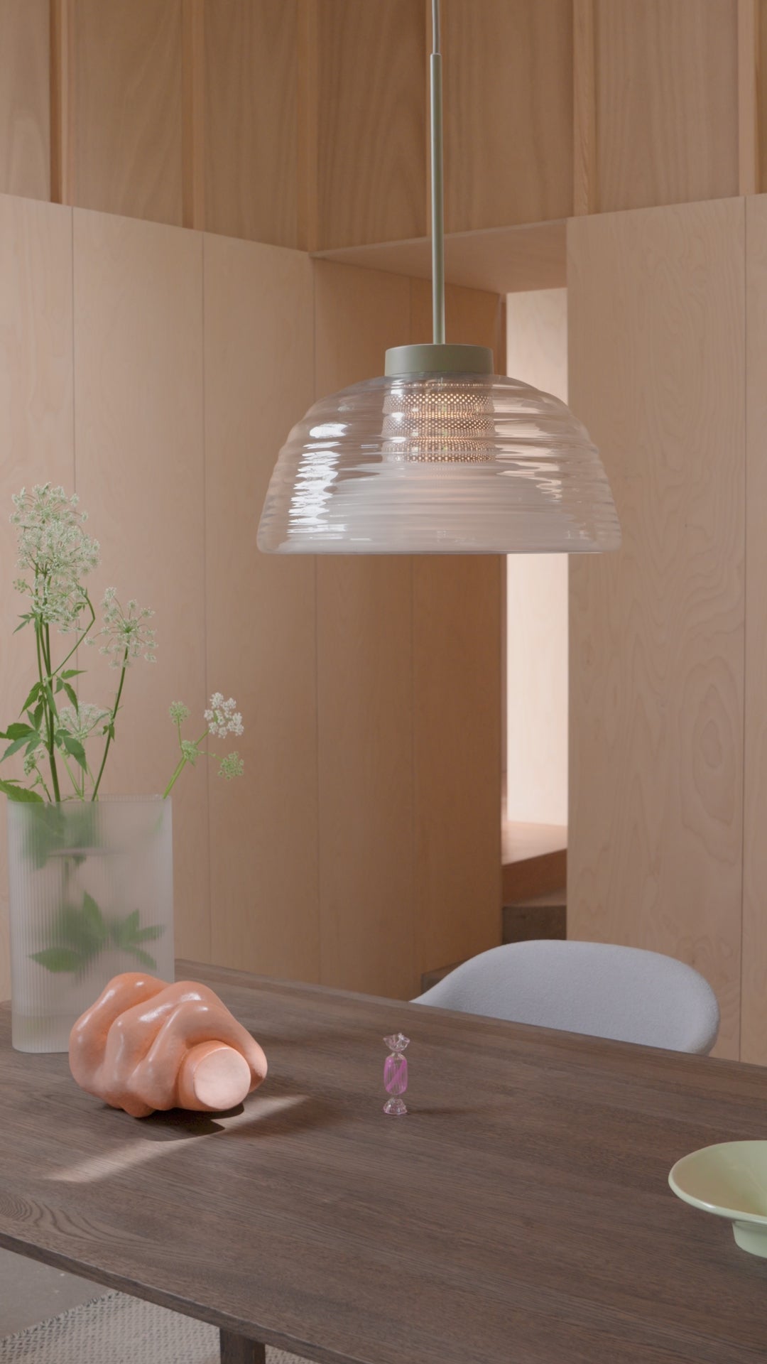 TWO-LAYER Pendant Lamp Olive