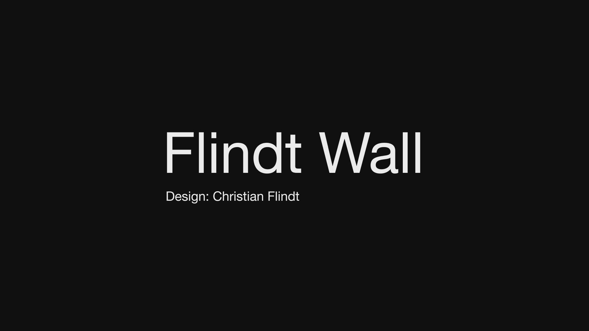 FLINDT wall lamp black