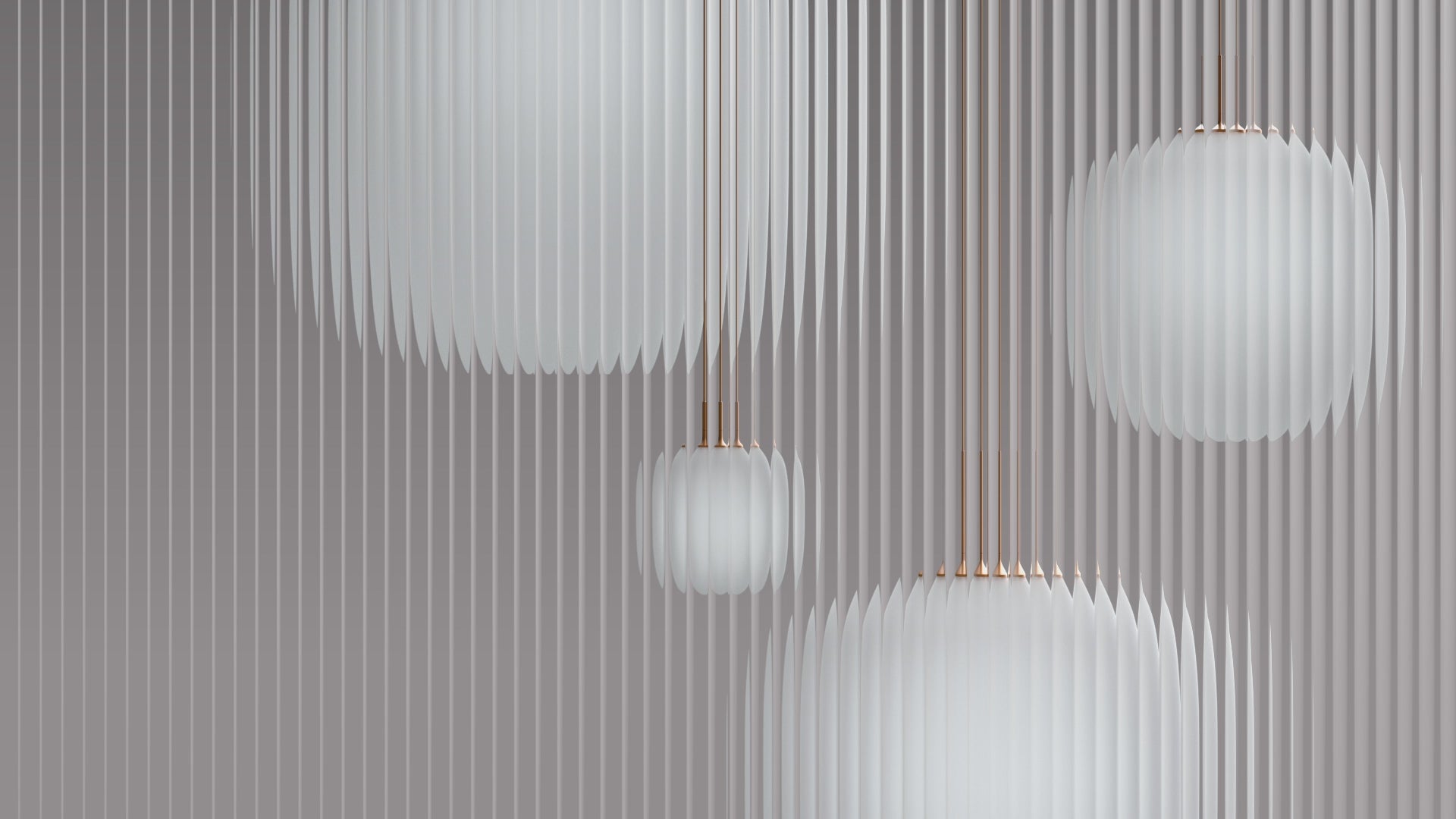 RIME white pendant lamp