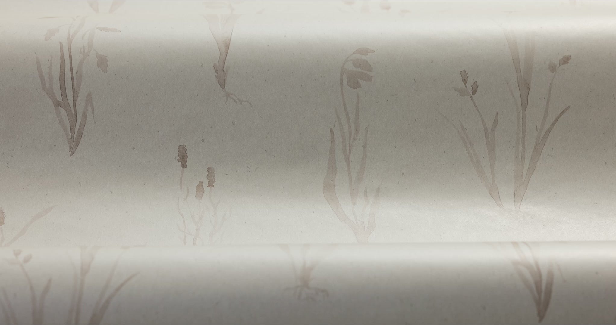 Moorland Light Brown Floral Pattern Wallpaper