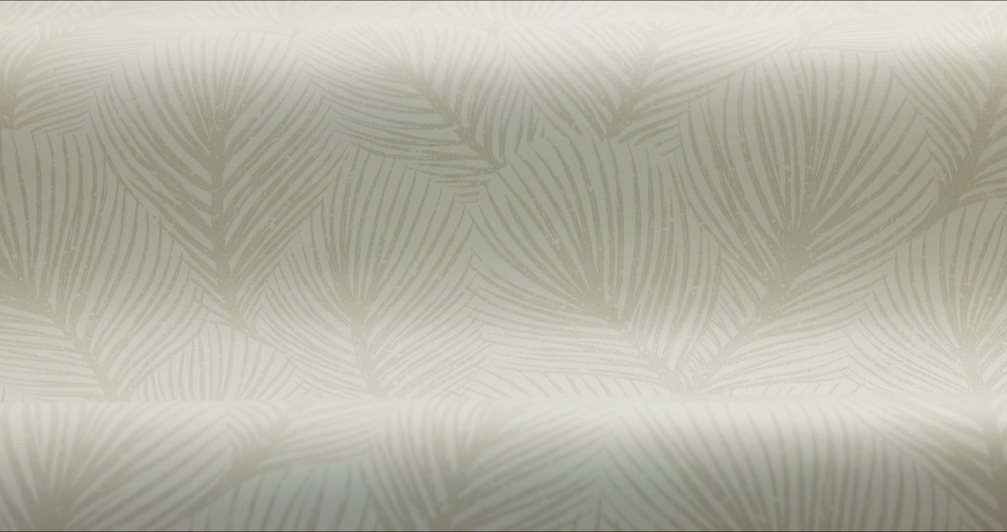 Beige Pine Tree Floral Wallpaper